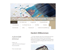Tablet Screenshot of praxis-zwickle.de